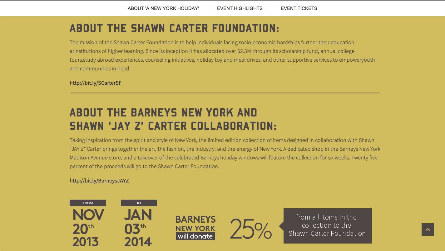 Shawn Carter Foundation Event
